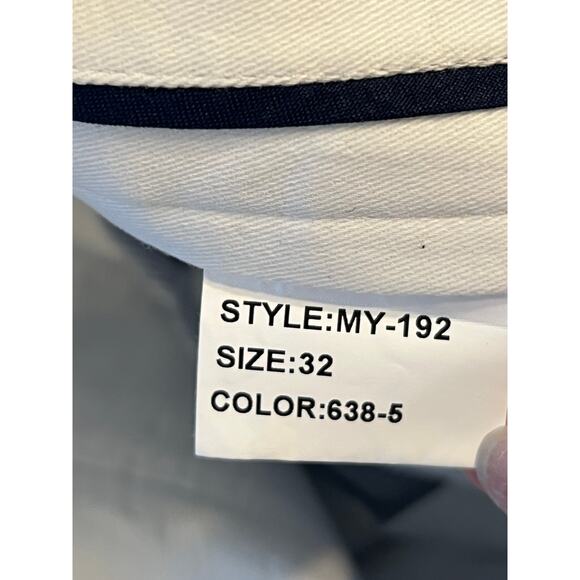 NWT Perry Ellis Pinstripe Slim Fit Shorts Mens 32 9" Inseam Quiet Luxury Preppy - Picture 3 of 14